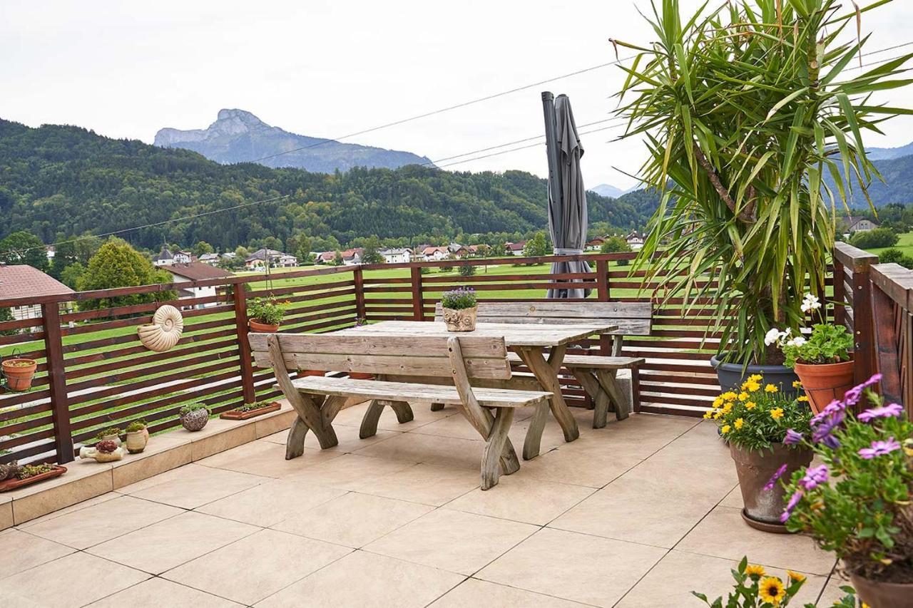 Bergblick Acht Mondsee Innerschwand Extérieur photo